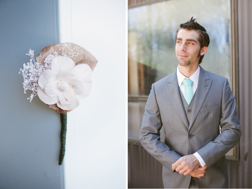 Groom Detail shot Pacifica Gardens Medford