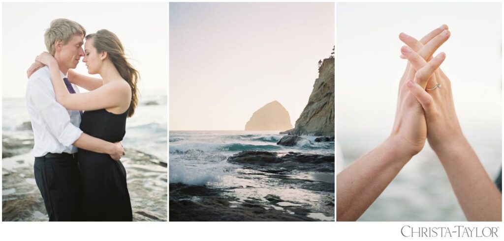 Cape Kiwanda engagement photos 